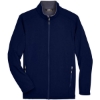 Custom Mens Tall Cruise Two-Layer Fleece Bonded Soft Shell Jacket Classic Navy