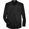 Custom Mens Operate Twill Dress Shirt Black