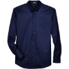 Custom Mens Operate Twill Dress Shirt Classic Navy