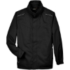 Custom Mens Region 3-in-1 Jacket with Fleece Liner Black