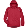 Custom Mens Profile Fleece-Lined All-Season Jacket Classic Red