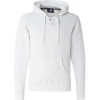 Custom Mens Sport Lace Hooded Sweatshirt White