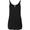 Custom Womens Slouchy Tank Black Heather