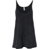 Custom Womens Slouchy Tank Black Mineral Wash