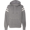 Custom Mens Vintage Athletic Hooded Sweatshirt Smoke Heather