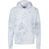 Custom Mens Tie-Dyed Fleece Hooded Sweatshirt Grey Tie Dye