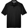 Custom Mens Recycled Polyester Performance Pique Polo Black