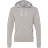 Custom Mens Triblend Fleece Hooded Sweatshirt Grey Triblend