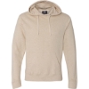 Custom Mens Triblend Fleece Hooded Sweatshirt Oatmeal Triblend