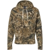 Custom Mens Triblend Fleece Hooded Sweatshirt Outdoor Camo Triblend