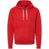Custom Mens Triblend Fleece Hooded Sweatshirt Red Solid