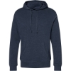 Custom Mens Gaiter Fleece Hooded Sweatshirt True Navy Heather