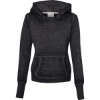 Custom Womens Zen Fleece Hooded Sweatshirt Twisted Black
