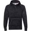 Custom Mens Vintage Zen Fleece Hooded Sweatshirt Twisted Black