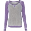Custom Women’s Zen Fleece Raglan Sweatshirt Cement/ Very Berry