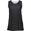 Custom Womens Pro Mesh Reversible Tank Top Black/ White
