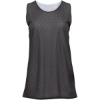 Custom Womens Pro Mesh Reversible Tank Top Graphite/ White