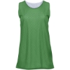 Custom Womens Pro Mesh Reversible Tank Top Kelly/ White