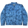 Custom Unisex Tie-Dyed Denim Jacket Blue Crinkle