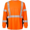 Custom Unisex Premium Black Series® Long Sleeve T-Shirt Orange