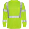 Custom Unisex Long Sleeve Class 3 T-Shirt Lime