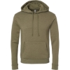 Custom Unisex Malibu Hoodie Sweatshirt Heather Military Green