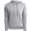 Custom Unisex Laguna Sueded Hoodie Sweatshirt Heather Grey