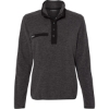 Custom Womens Denali Mountain Fleece Pullover Charcoal