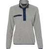 Custom Womens Denali Mountain Fleece Pullover Platinum