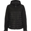 Custom Womens Vista Soft Shell Puffer Jacket Black