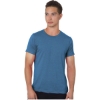 Custom Unisex 50/50 Fine Jersey T-Shirt Heather Royal