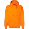 Custom Unisex USA-Made Hooded Sweatshirt Bright Orange
