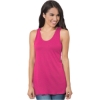 Custom Womens Triblend Racerback Tank Top Tri Fuchsia