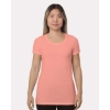 Custom Womens Fine Jersey T-Shirt Coral