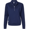 Custom Womens Ultimate365 Quarter-Zip Pullover Collegiate Navy