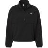 Custom Womens Go-To Quarter-Zip Jacket Black