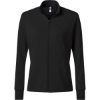 Custom Womens Performance Textured Full-Zip Jacket Black