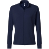 Custom Womens Performance Textured Full-Zip Jacket Collegiate Navy