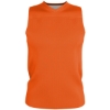 Custom Mens Blank Reversible Game Jersey Orange/ White