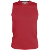 Custom Mens Blank Reversible Game Jersey Red/ White