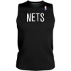 Custom Mens NBA Logod Reversible Game Jersey Brooklyn Nets