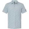 Custom Mens Ultimate365 Mesh Print Polo Wonder Blue/ Collegiate Navy