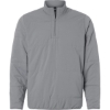 Custom Mens Ultimate365 Arctic Quarter-Zip Jacket Grey Three