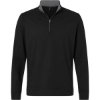Custom Mens Ultimate365 Classic Quarter-Zip Pullover Black