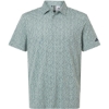Custom Mens Ultimate365 Mesh Tango Print Climacool Polo Wonder Sage/ Collegiate Navy