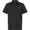 Custom Mens Performance Textured Polo Carbon/ Black