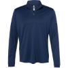 Custom Mens Ultimate365 Lightweight Quarter-Zip Pullover Collegiate Navy