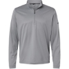 Custom Mens Ultimate365 Lightweight Quarter-Zip Pullover Grey Three