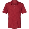 Custom Mens Mélange Polo Collegiate Burgundy Melange