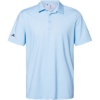 Custom Mens Ultimate365 Diamond Dot Print Polo Glow Blue/ White/ Navy